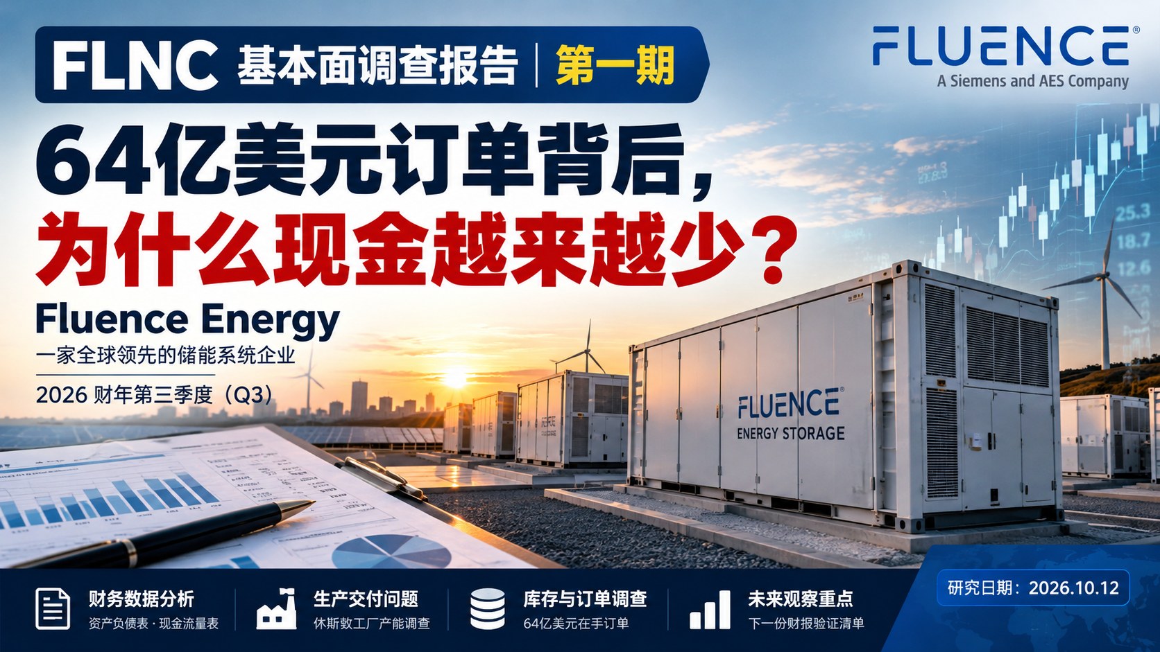 FLNC 基本面调查报告｜第一期 主题：64亿美元订单背后，为什么现金越来越少？