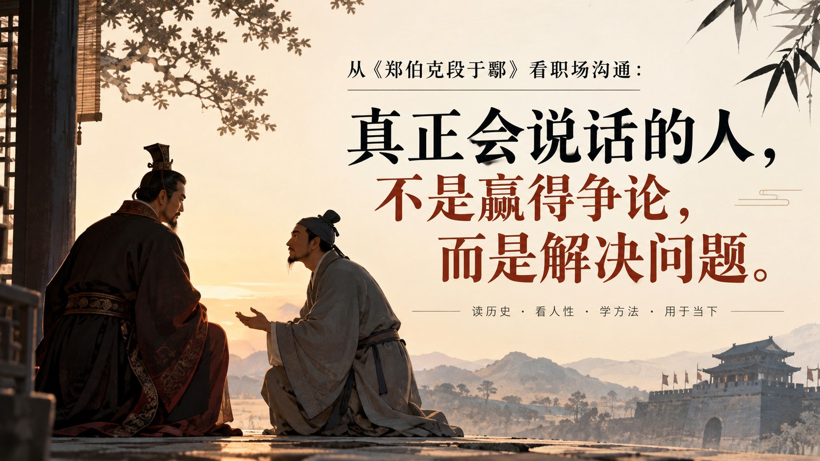 从《郑伯克段于鄢》看职场沟通技巧